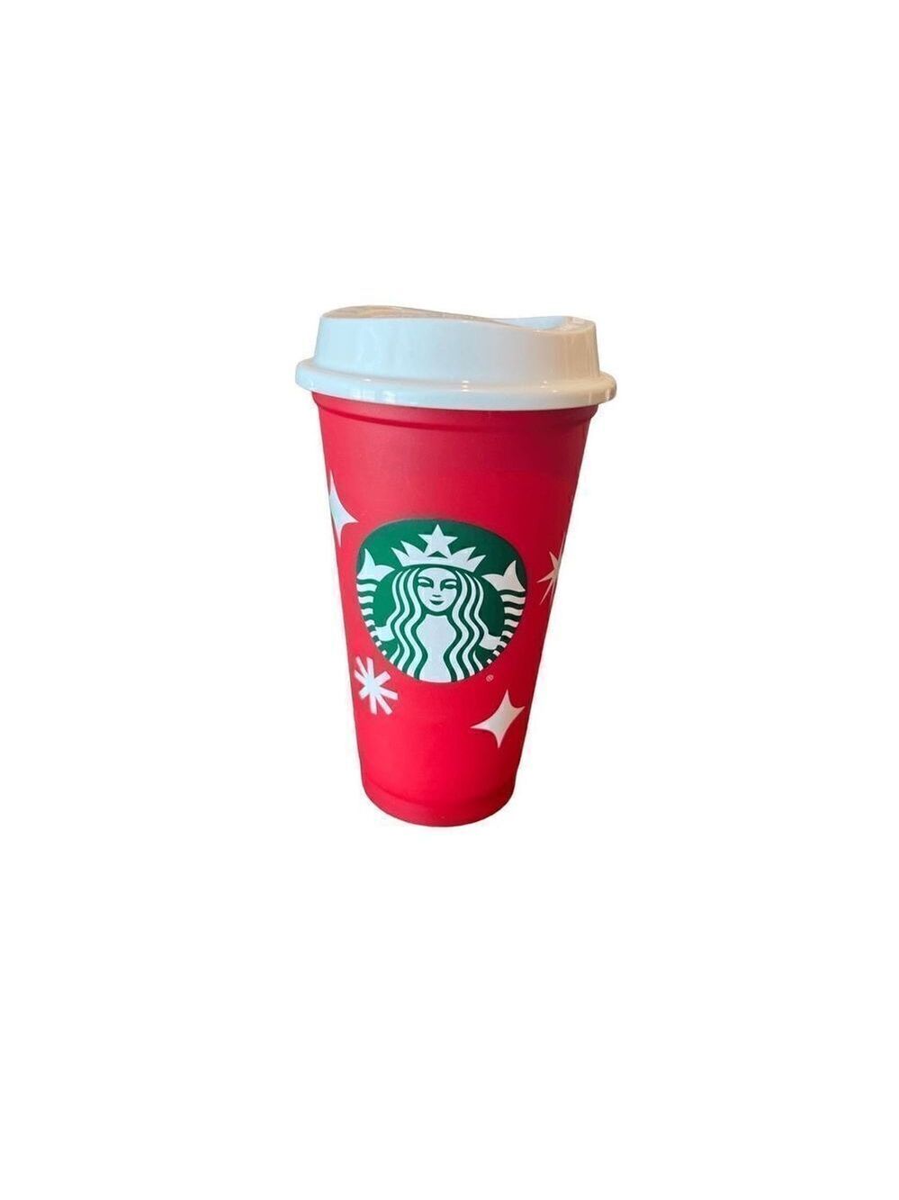 Starbucks Coffee Tumbler Mermaid Siren Lid White 12 Oz